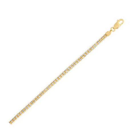 Ice Barrel Chain in 14k Yellow Gold (3.23 mm)