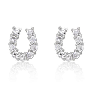 Lucky Horseshoe Earring Set