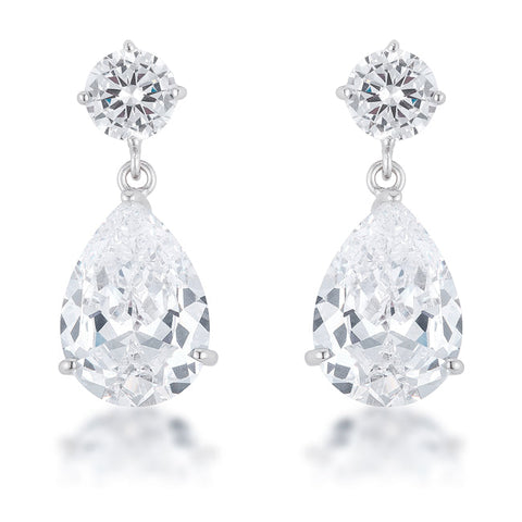 Shimmering CZ Earrings