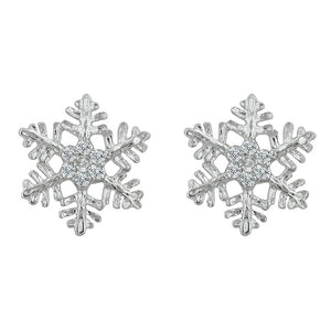 Snowflake Stud Earrings