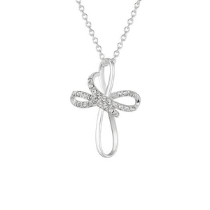 Genuine Crystal Cross Necklace