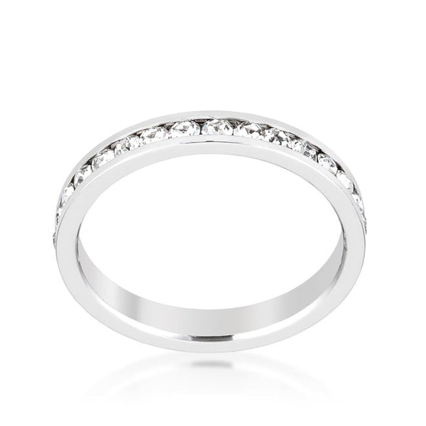 Stylish Stackables Clear Crystal Crystal Ring