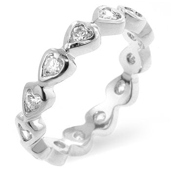 Heart Eternity Ring