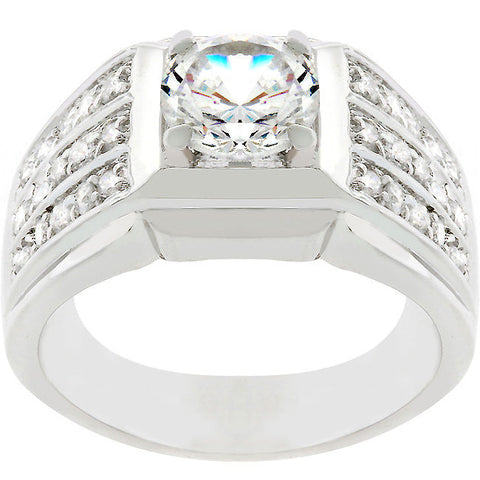 Rock Solid Cubic Zirconia Ring