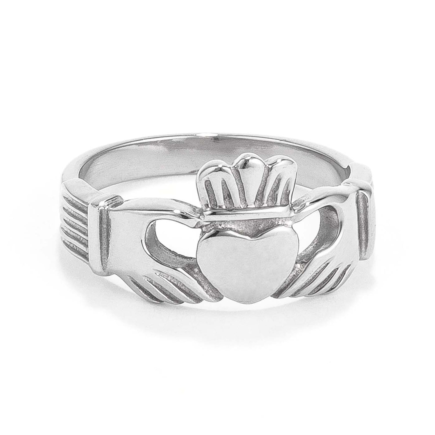 Stainless Steel Irish Claddagh Ring