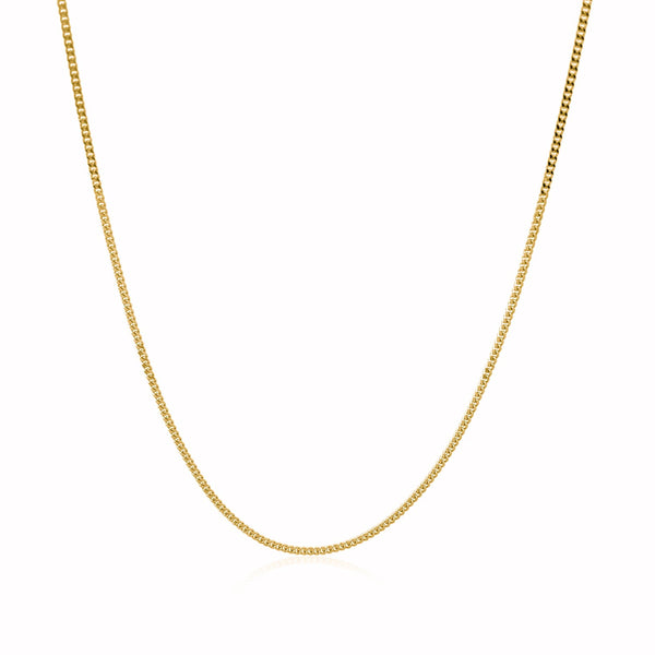 14k Yellow Gold Gourette Chain 1.0mm