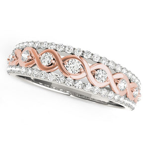 Rose gold infinity on sale band