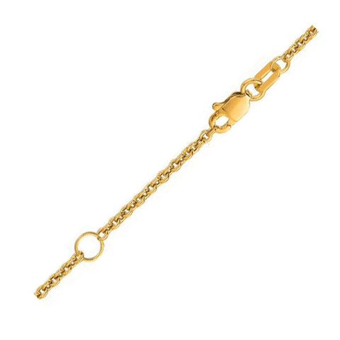 Extendable Cable Chain in 18k Yellow Gold (1.8mm)